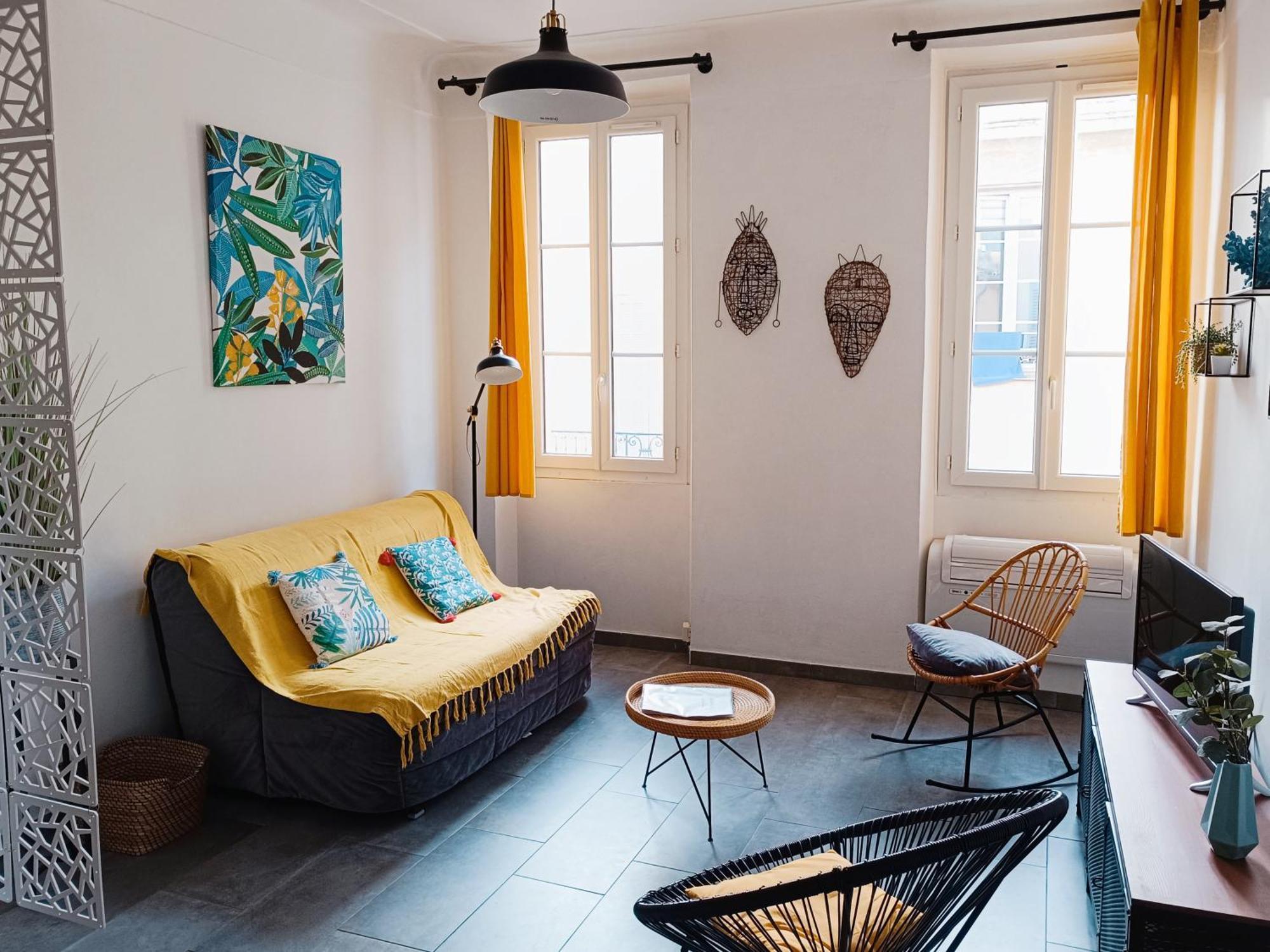 Grand 2 Pieces Renove Climatise, Vieil Antibes, Proche Port Apartamento Exterior foto